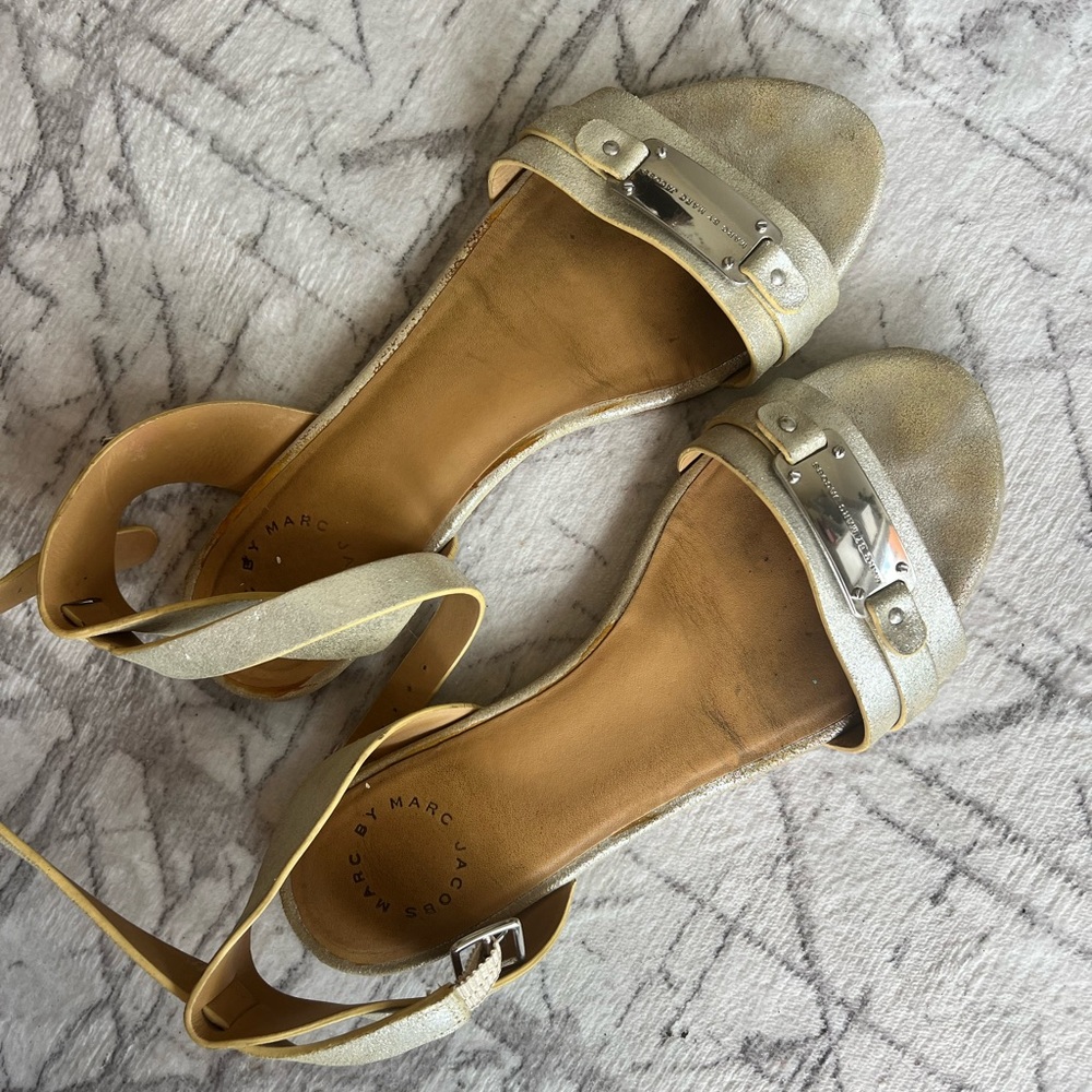 Marc Jacobs Leather Sandals US8